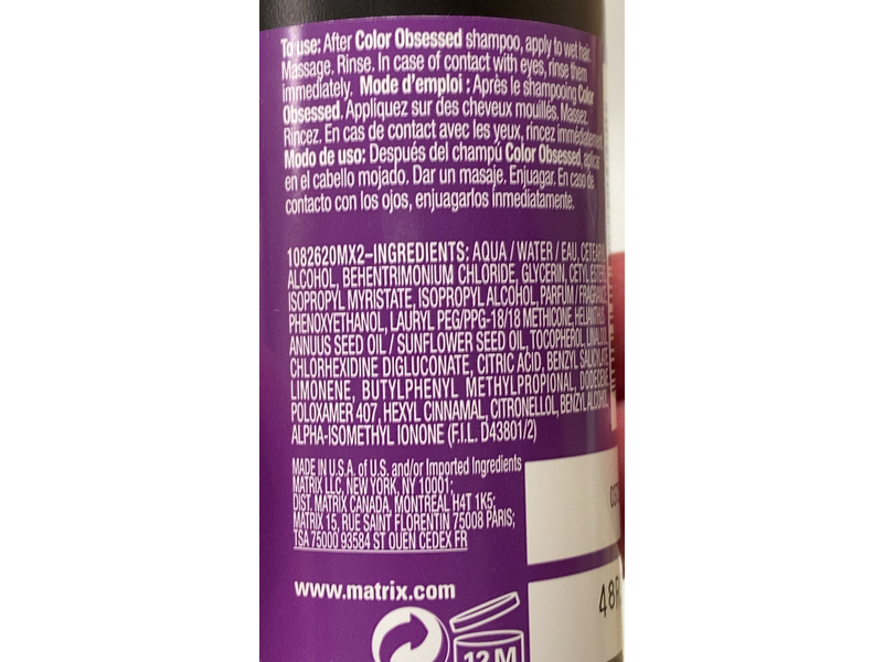 Matrix Total Results Color Obsessed Conditioner, 1.7 fl oz/50 mL