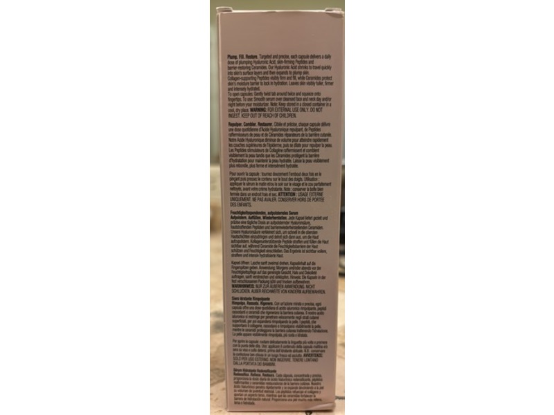 Elizabeth Arden Capsules Hydra-Plumping Serum, Hyaluronic Acid+Peptides Ceramide, 1.4 fl oz/42 mL, 90 Count