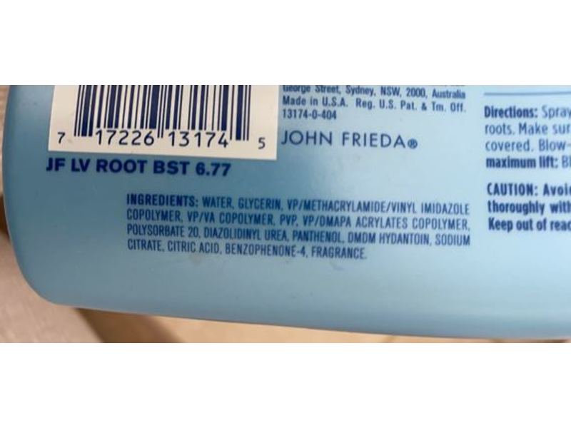 John Frieda Luxurious Volume Blow-Dry Lotion, Root Booster, Weightless, 6.77 fl oz/200 mL