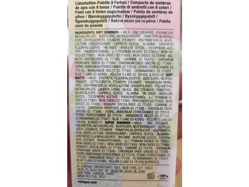 Clinique All About Shadow Palette, A Nude Honey Mood, 0.31 oz/8.9 g