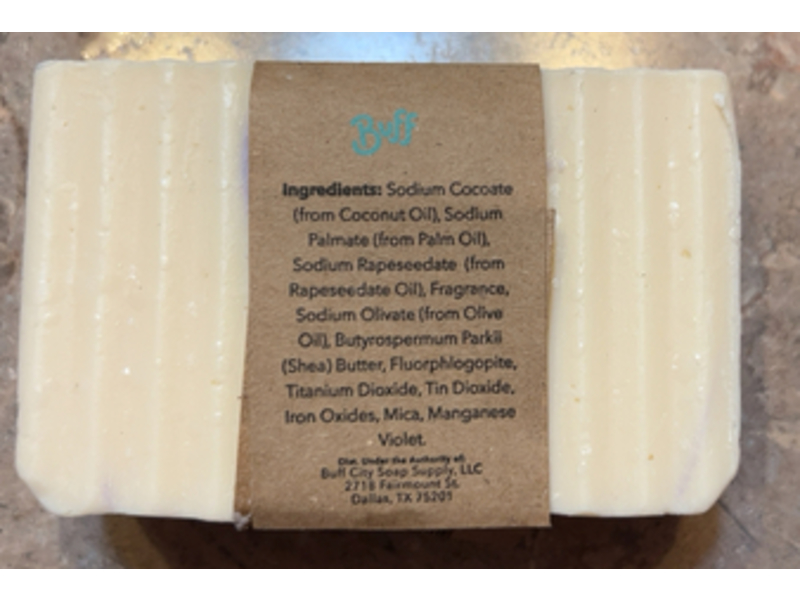 Buff City Soap Lavender, Shea Butter, 5.5 oz/156 g