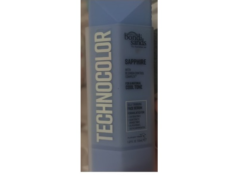 Bondi Sands Technocolor Self Tanning Face Serum, Sapphire, 1.69 fl oz/50 mL