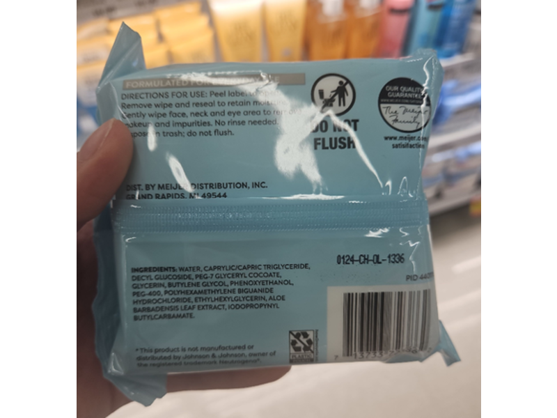 Meijer Cleansing Towelettes, 25 Count