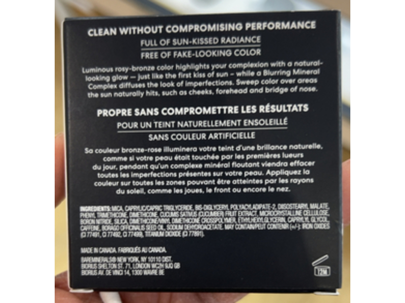 BareMinerals Gen Nude Blonzer Blush + Bronzer, Kiss Of Spice, 0.13 oz/3.8 g