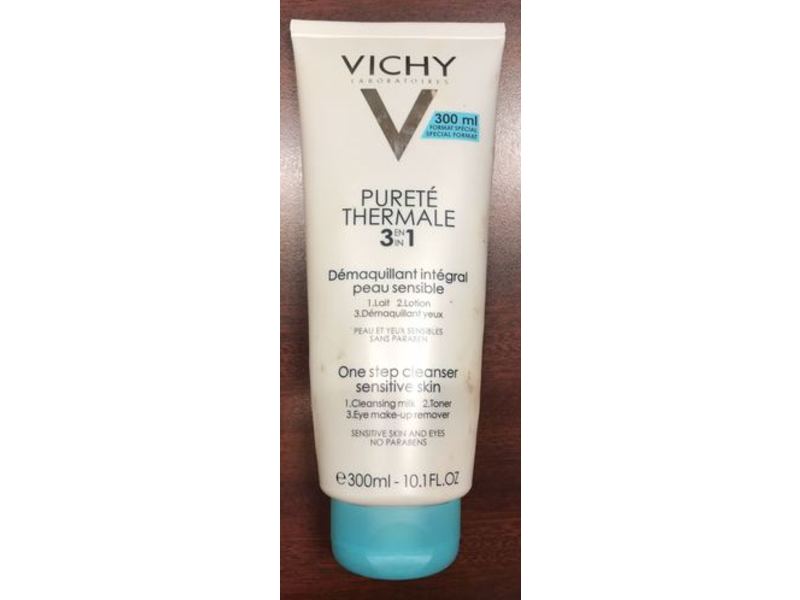 Vichy Purete Thermale 3 In 1 One Step Cleanser, 10.1 fl oz/300 mL