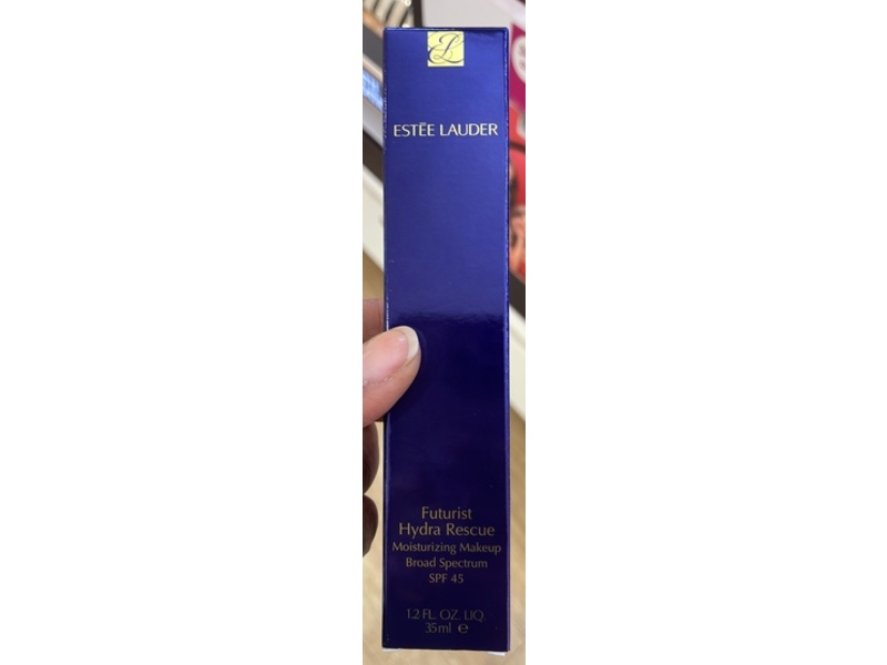 Estee Lauder Futurist Hydra Rescue Moisturizing Makeup, SPF 45, 6W1 Sandalwood, 1.2 fl oz/35 mL