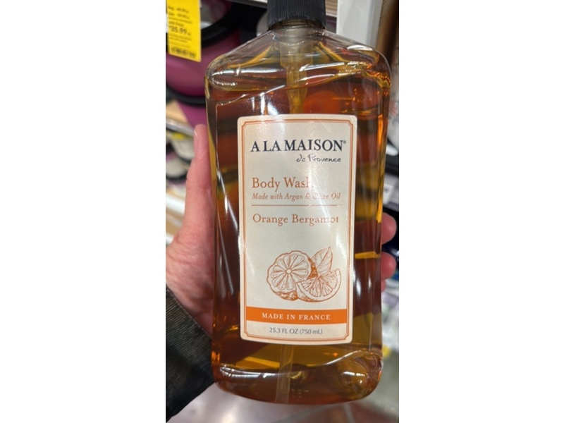 A LA Maison Body Wash, Orange Bergamot, 25.3 fl oz/750 mL