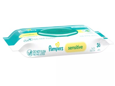 Pampers Baby Wipes, Fragrance Free, 36 Count