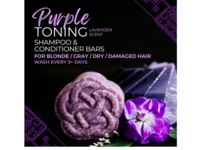 Viori Purple Toning Shampoo & Conditioer Bar, Lavender Scent, 3.17 oz/90 g - thumbnail 2