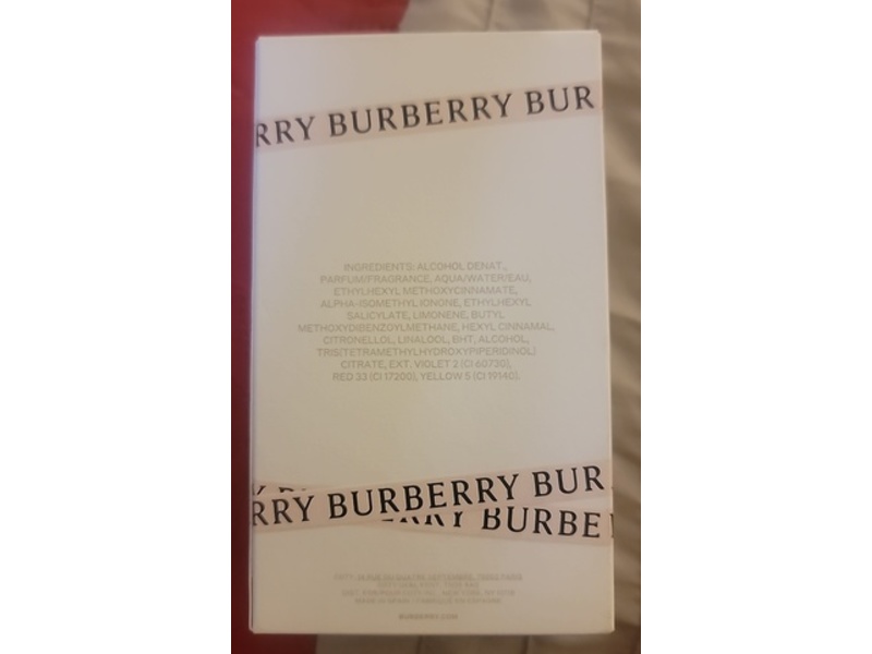 Burberry Her Eau De Parfum, Natural Spray Vaporisateur, 3.3 fl oz/100 mL