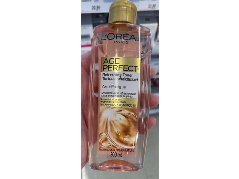 L'Oreal Paris Age Perfect Refreshing Toner, Vitamin (E) C+ Vitamin (E) B5, 200 mL