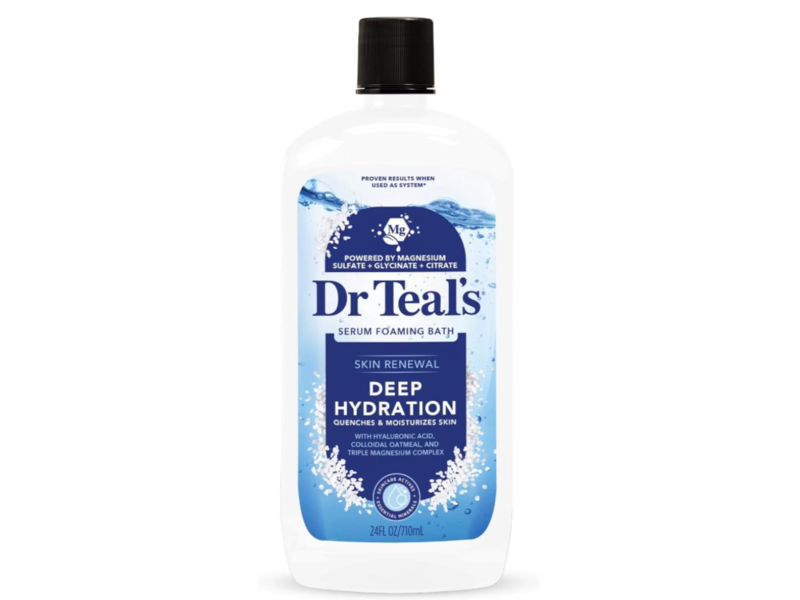 Dr Teal's Skin Renewal Deep Hydration Serum Foaming Bath, 24 fl oz/710 mL
