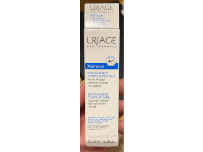 Uriage Eau Thermale Xemose Soothing Eye Contour Care, 0.5 fl oz/15 mL