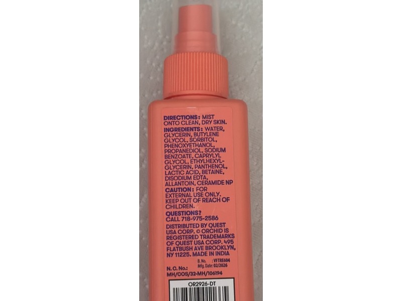 Orchid Balancing Face Mist, 3.38 fl oz/100 mL