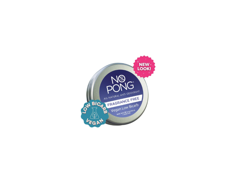 No Pong Deodorant, Fragrance Free, 1.23 fl oz/35 g