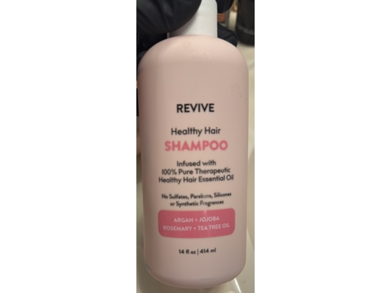 Revive Healthy Hair Shampoo, Argan + Jojoba + Rosemary + Tea Tree Oil, 14 fl oz/414 mL