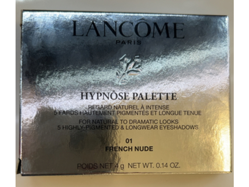 Lancome Hypnose Eyeshadow Palette, 01 French Nude, 0.14 oz/4 g