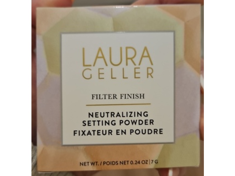 Laura Geller Filter Finish Neutralizing Setting Powder, Tricolor, 0.24 oz/7 g
