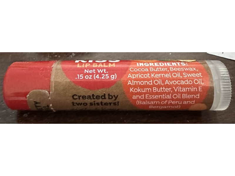 Biggs & Featherbelle Soul Kiss Lip Balm, Bergamot, 0.15 oz/4.25 g