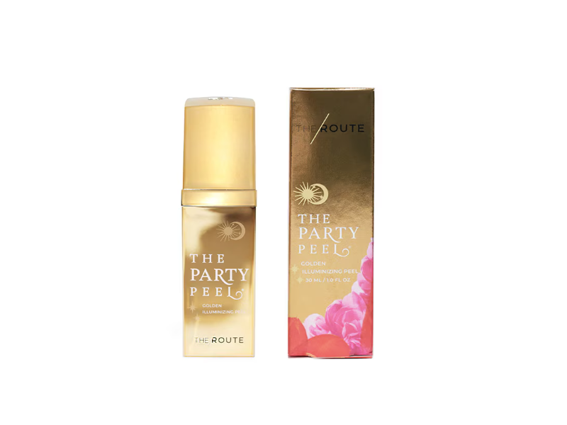 The Route The Party Golden Illuminizing Peel, 1 fl oz/30 mL