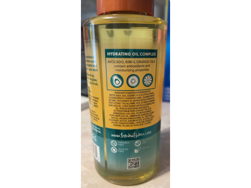 Tree Hut Foaming Gel Wash, Pineapple, 18 fl oz/532 mL