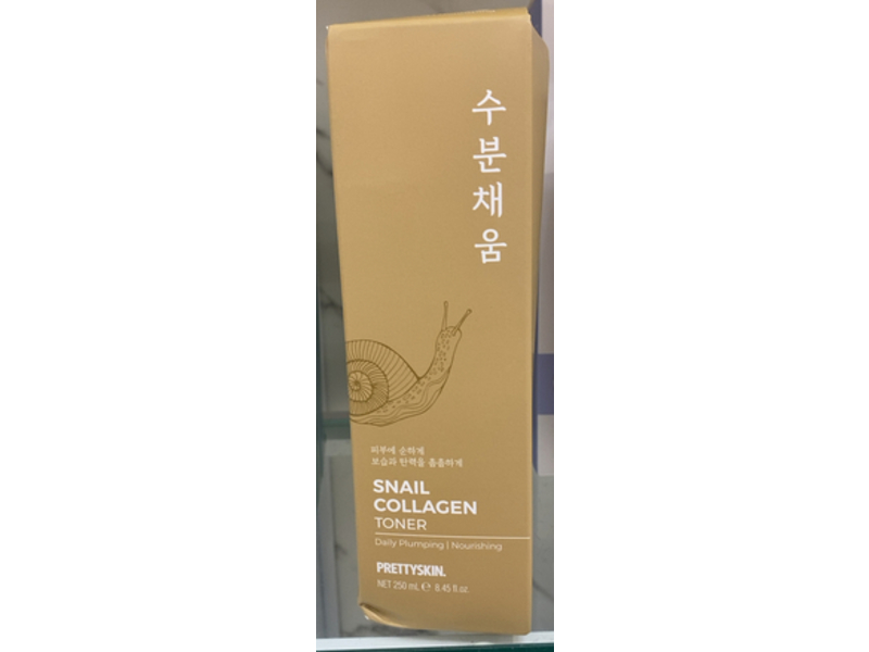 Pretty Skin Toner,Snail Collagen, 8.45 fl oz/250 mL