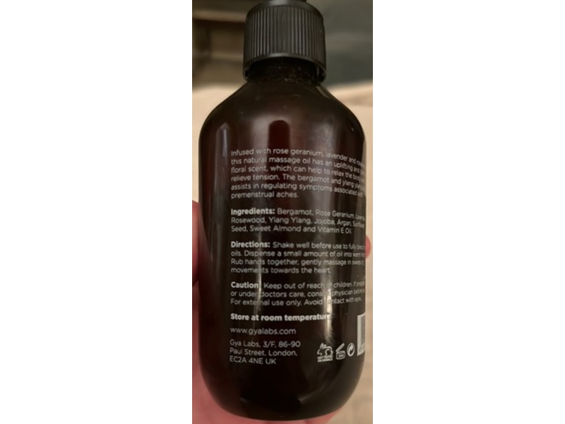 Gya Labs Relaxing Massage Oil, 6.76 fl oz/200 mL