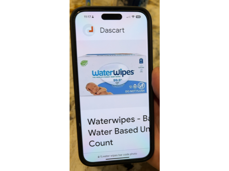 Water Wipes Purest Baby Wipes, 720 Count, Pack Of 12