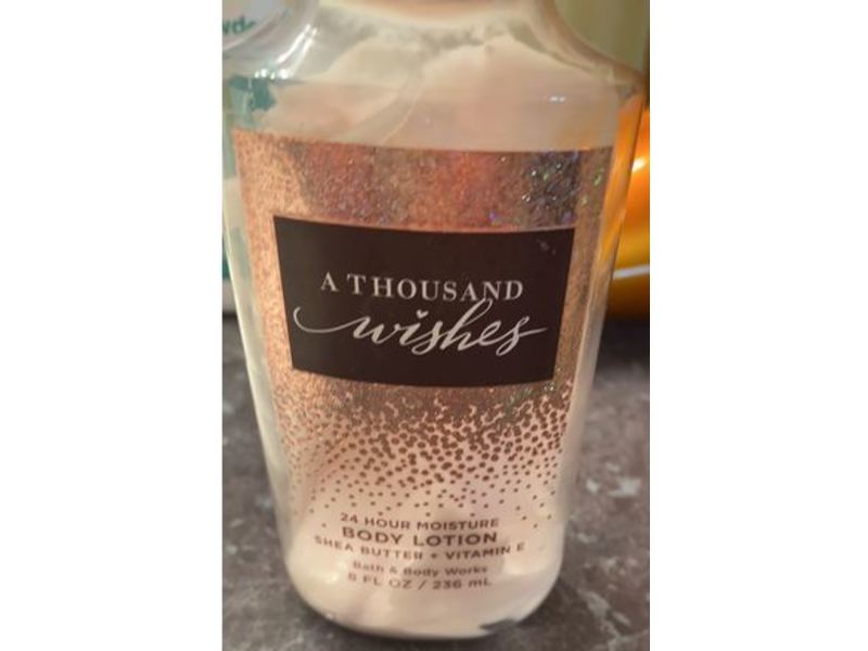 Bath & Body Works A Thousand Wishes Body Lotion, Shea Butter & Vitamin E, 8 fl oz/236 mL
