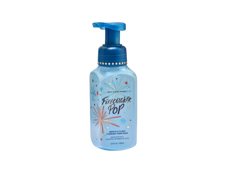 Bath & Body Works Gentle & Clean Foaming Hand Soap, Firecracker Pop, 8.75 fl oz/ 259 mL
