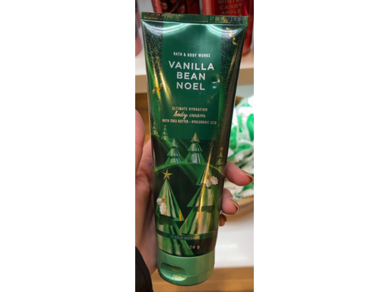 Bath & Body Works Ultimate Hydration Body Cream, Vanilla Bean Noel, 8 oz/226g