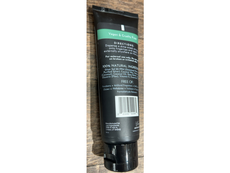 Just Ingredients Body Lotion, Mountain Pine, 3.4 oz/96 g, Pack Of 2