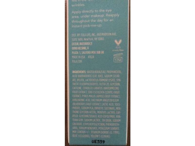 Tula Skincare Glow And Get It Cooling And Brightening Eye Balm, 0.35 oz/10 g