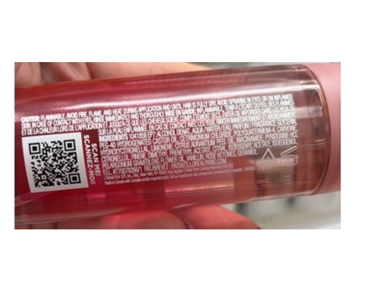 L'Oreal Paris Ever Pure Hair Fragrance, Sparkling Rose, 4.2 fl oz/125 mL