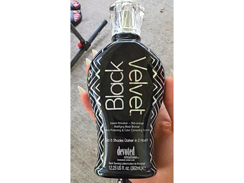 Devoted Creations Black Velvet Dark Tanning Lotion, 12.25 fl oz/362 mL