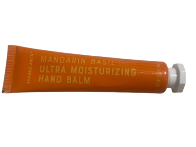 Trader Joe's Ultra Moisturizing Hand Balm, Mandarin Basil Scented, 0.5 oz/14 g
