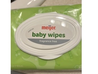 Meijer Fragrance Free Baby Wipes, 72 Count - Image 3