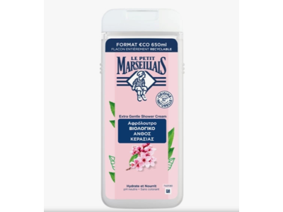 Le Petit Marseillais Shower Gel, Cherry Blossom, 650 mL