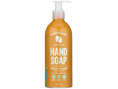 Hand In Hand Moisturizing & Hydrating Hand Soap, Toasted Almond, 10 fl oz/296 mL