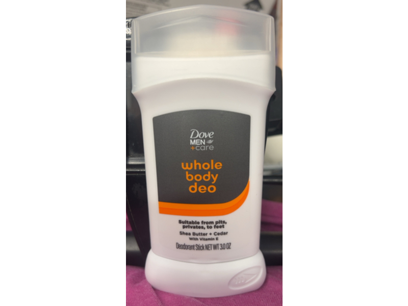 Dove Men + Care Deodorant Stick, Shea Butter & Cedar, 3 oz