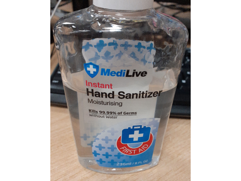 MediLive Instant Hand Sanitizer, 8 fl oz/236 ml
