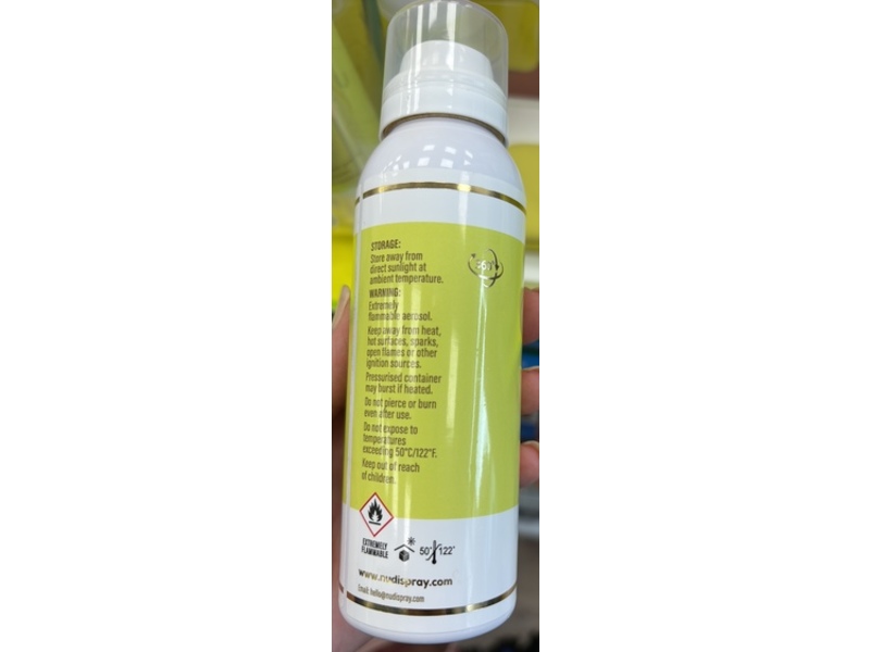 Nudi Estrogen Patch Adhesive Remover Spray, 100 mL