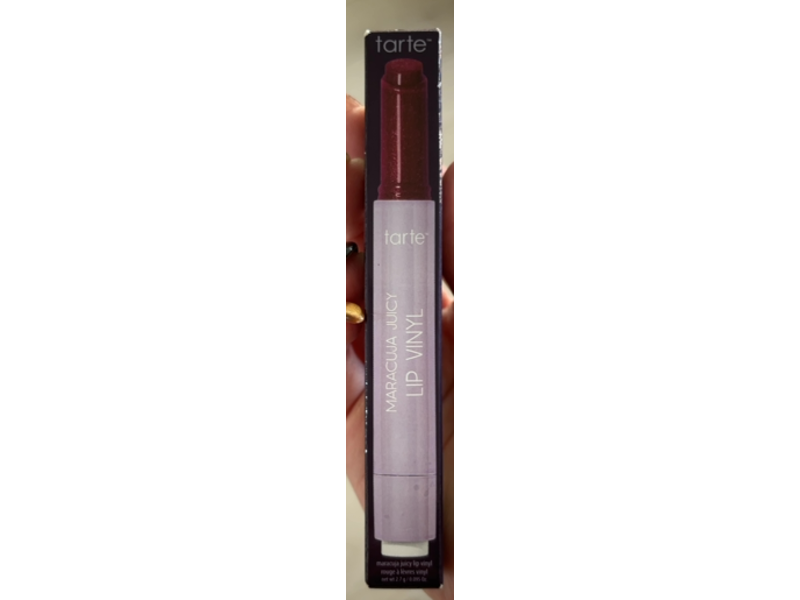 Tarte Maracuja Juicy Lip Vinyl Gloss, Shimmering Cranberry, 0.095 oz