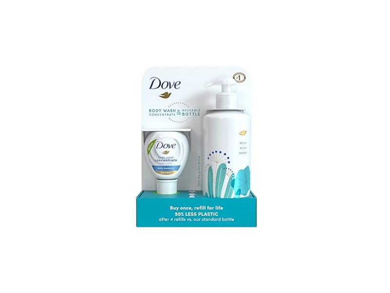 Dove Concentrate Refill & Daily Moisture Body Wash Kit.