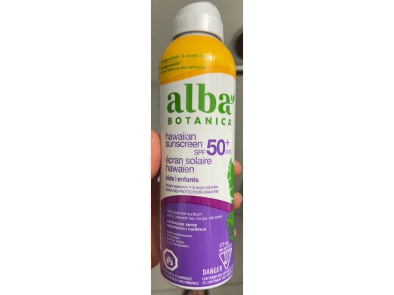 Alba Botanica Kids Sunscreen Spray, SPF 50+, 117 mL