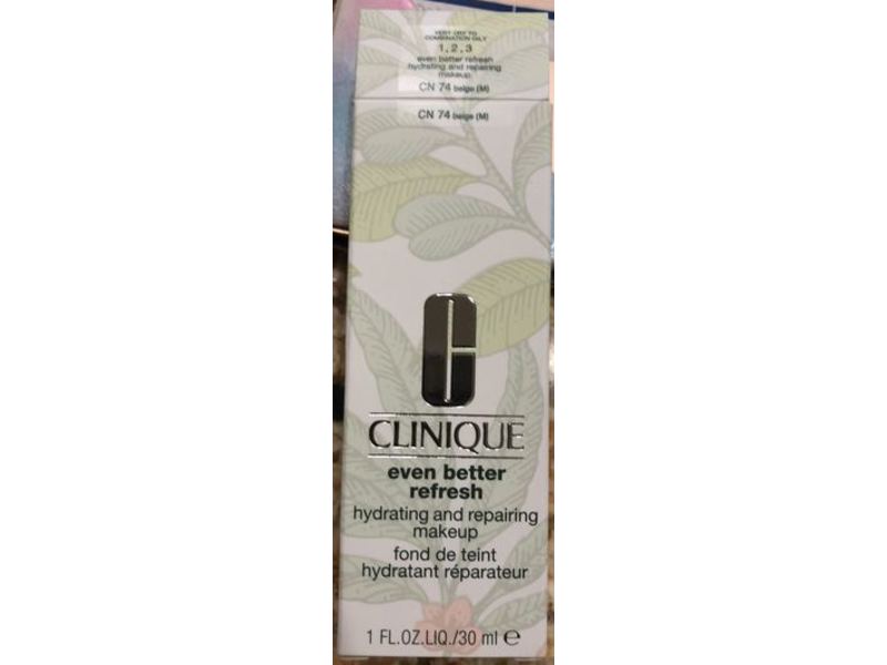 Clinique Even Better Refresh Hydrating & Repairing Makeup, CN 74 Beige, 1 fl oz/30 mL