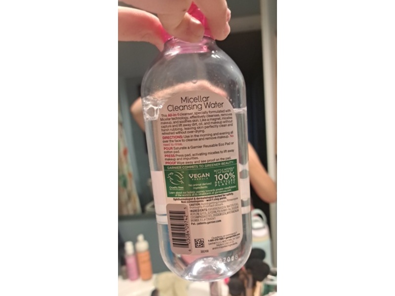 Garnier Skinactive Micellar Cleansing Water , 13.5 fl oz/400 mL