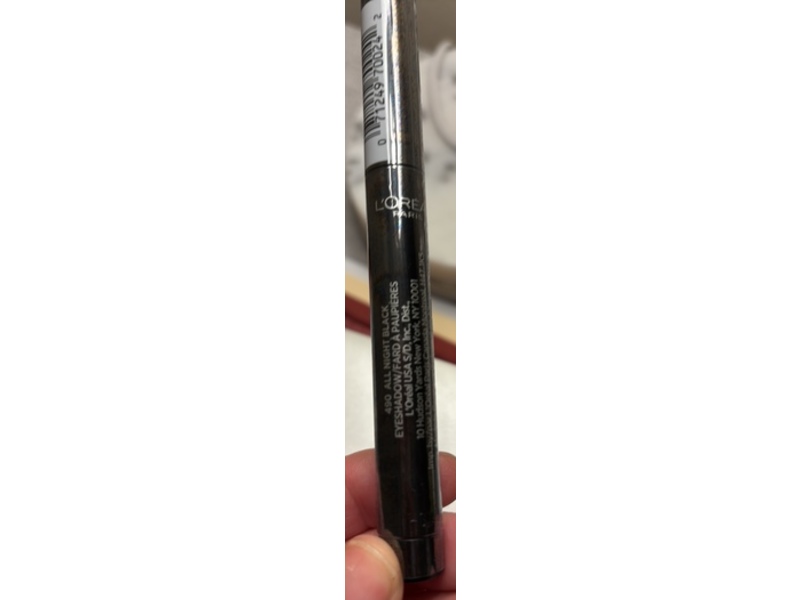 L’Oreal Paris Le Shadow Stick, 490 All Aight Black, 0.049 oz