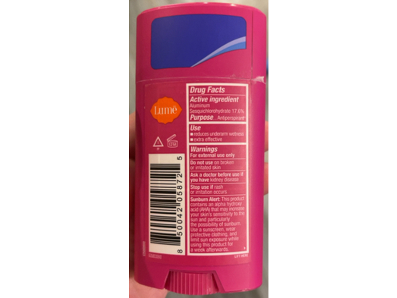 Lume Whole Body Deodorant, Soft Powder, 2.6 oz/75 g