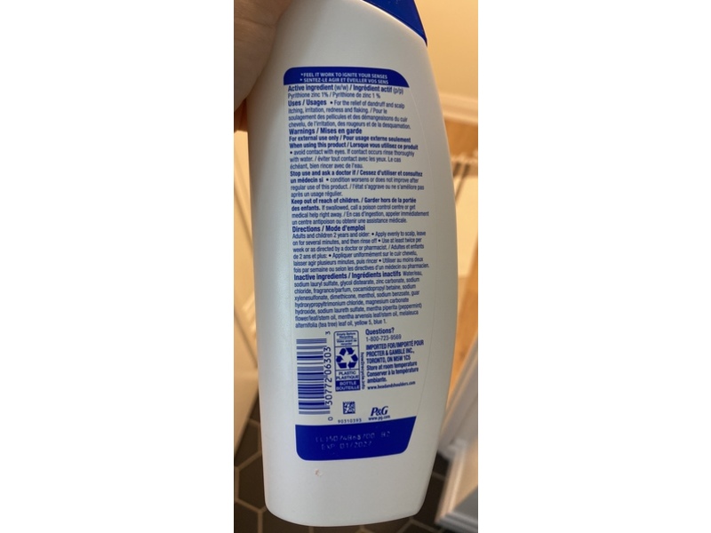 Head & Shoulders Dandruff Shampoo, Tea Tree Oil, 370 mL